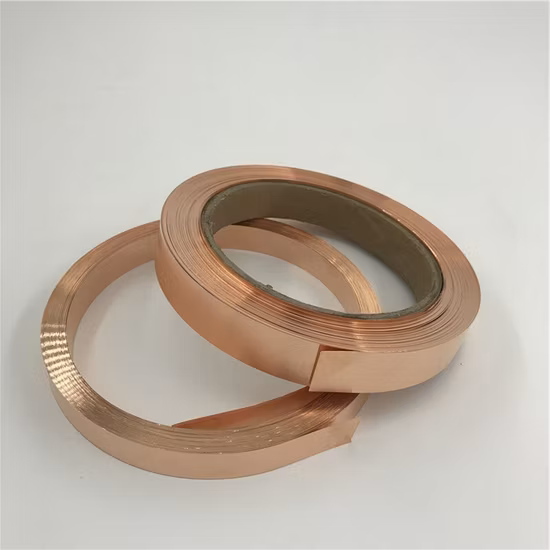 Customized Various Size Brass Heating Copper Coil Strip/Tape Copper Foil Strip