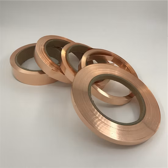 Customized Various Size Brass Heating Copper Coil Strip/Tape Copper Foil Strip