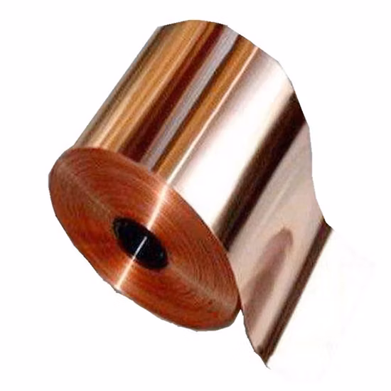 Kundenspezifischer Messing-Heiz-Kupferspulenstreifen/Band-Kupferfolienstreifen in verschiedenen Größen